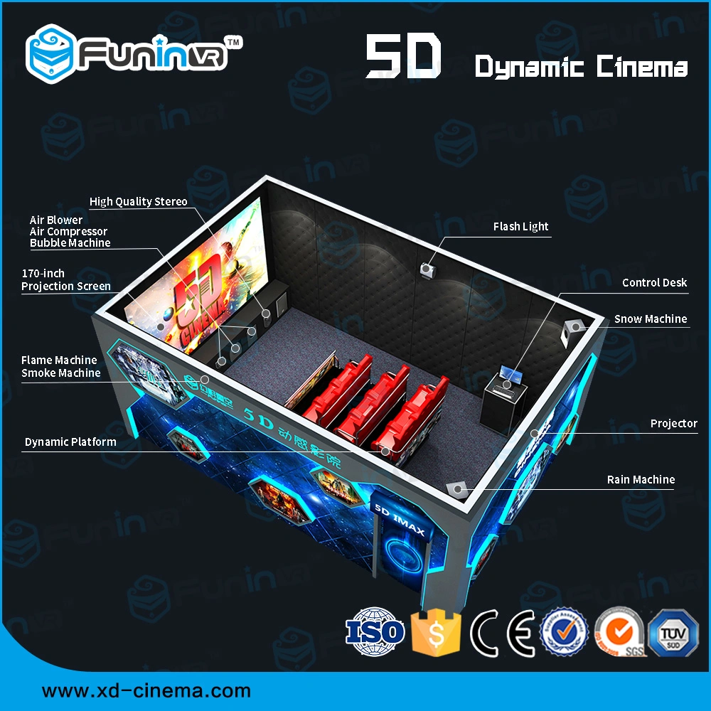 Interactive 5D 7D 9d Home Cinema Ride Cabin Theater for Amusement Park